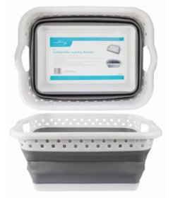 (image for) COLLAPSIBLE LAUNDRY BASKET - 37L