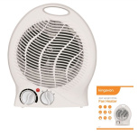 (image for) KINGAVON UPRIGHT WHITE FAN HEATER - 2KW