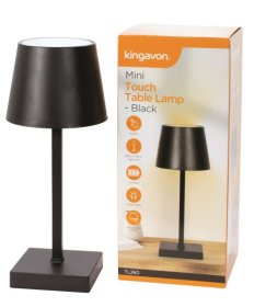 (image for) K/VON TOUCH TABLE LAMP BLACK - 26CM