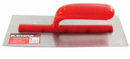(image for) BLACKSPUR PLASTERRING TROWEL WITH PLASTIC HANDLE - 4X11""