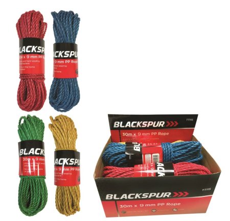 (image for) BLACKSPUR POLYPROP ROPE 30MX10MM - 30M