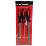 (image for) BLACKSPUR STEEL FILE SET 3PCS - 8""