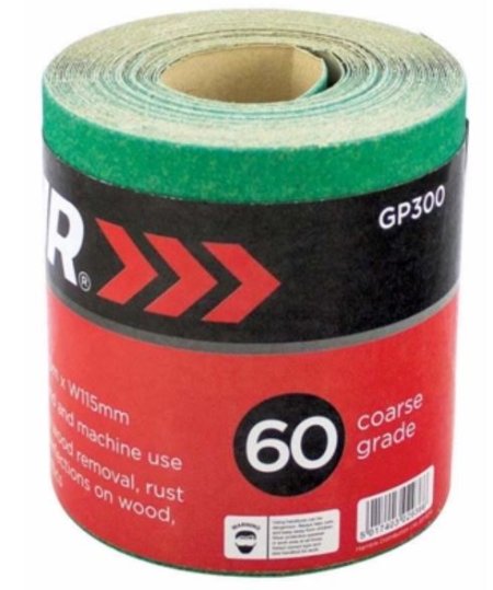 (image for) BLACKSPUR SAND PAPER COARSE - 10M