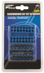 (image for) PROUSER SCREWDRIVER BIT SET IN HOLDER 33PC