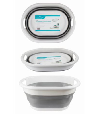 (image for) ASHLEY COLLAPSIBLKE LAUNDRY BASKET-22L