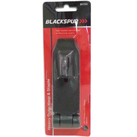 (image for) BLACKSPUR HEAVY DUTY HASP AND STAPLE -40.5X1