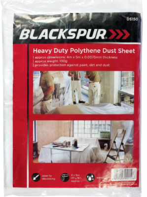 (image for) BLACKSPUR POLYTHENE DUST SHEET