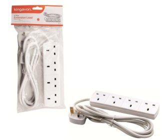 (image for) KINGAVON EXTENSION LEAD WITH CABLE -2M
