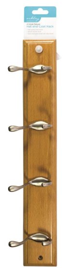(image for) ASHLEY DELUXE HAT AND COAT RACK -4HOOKS