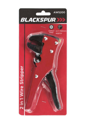 (image for) BLACKSPUR 2 IN 1 WIRE STRIPPER - 6.5\"\"