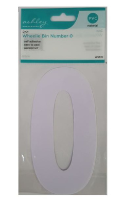 (image for) ASHLEY WHEELIE BIN NUMBER 0 -2S