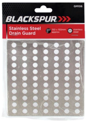 (image for) BLACKSPUR STAINLESS STEEL DRAIN GUARD - 150MM
