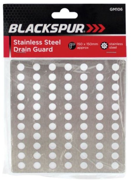 (image for) BLACKSPUR STAINLESS STEEL DRAIN GUARD - 150MM