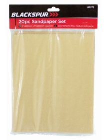 (image for) BLACKSPUR GLASS PAPER 20 SHEETS - 9""