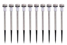 (image for) KINGAVON STAINLESS STEEL SOLAR COLOUR LIGHTS 10S