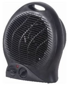 (image for) KINGAVON UPRIGHT BLACK FAN HEATER-2KW