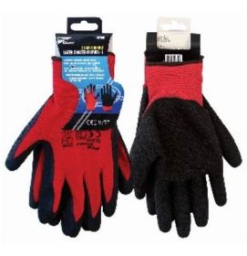 (image for) PROUSER BLACK LATEX COATED GLOVES LARGE