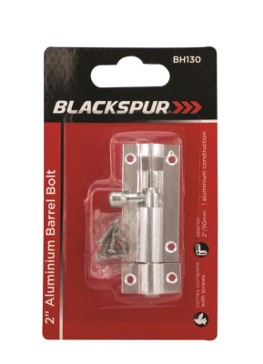 (image for) BLACKSPUR ALUMINIUM BARREL BOLT - 2\"\"