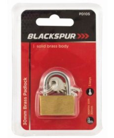 (image for) BLKSPUR BRASS PADLOCK