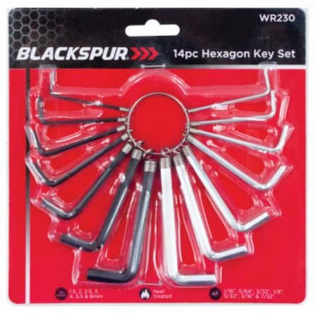 (image for) BLACKSPUR HEXAGON KEY SET 14PC