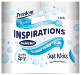 (image for) FREEDOM T/ROLL PERF WHITE 2PLY