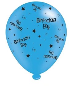 (image for) APAC BALLOON B'DAY BOY 8PK