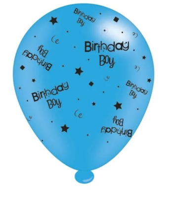 (image for) APAC BALLOON B\'DAY BOY 8PK