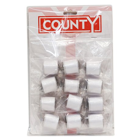 (image for) COUNTY CARD SEWING THREAD WHITE -LD18