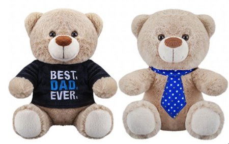 (image for) PMS BEST DAD EVER BEAR 2 ASSORTED - 8\"\"