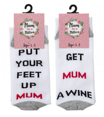 (image for) PMS MUM SOCKS 2ASST COLORS
