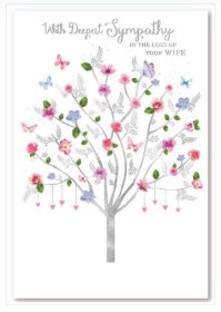 (image for) SEL CARD SYMPATHY LOSS OF WIFE