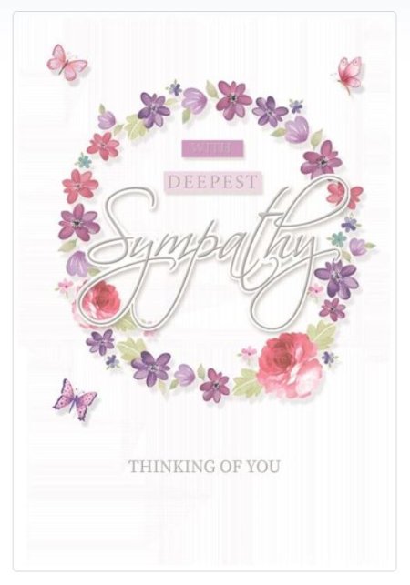 (image for) SEL CARD SYMPATHY THINKING YOU