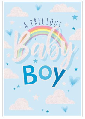 (image for) SEL CARD NEW BORN BABY BOY