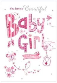 (image for) SEL CARD BEAUTIFUL BABY GIRL