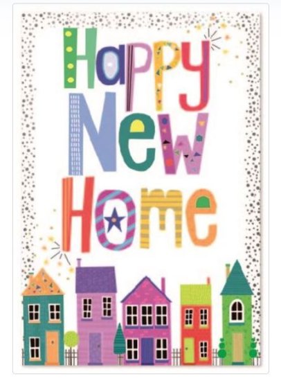 (image for) SEL CARD HAPPY NEW HOME