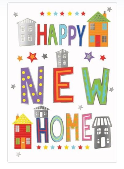 (image for) SEL CARD HAPPY NEW HOME
