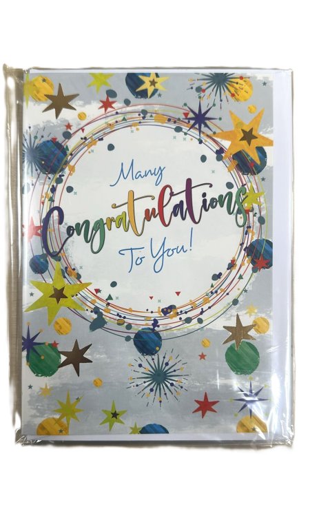 (image for) SEL CARD MANY CONGRATULATIONS