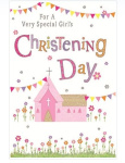 (image for) SEL CARD CHRISTENING DAY GIRL - STD