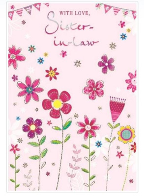 (image for) SEL CARD - SISTER-IN-LAW - STD