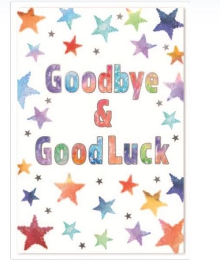 (image for) SEL CARD GOODBYE & GOODLUCK - STD