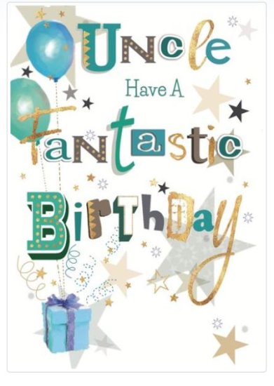 (image for) SEL B/DAY CARD-FOR YOUGRANDSON