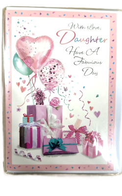 (image for) SEL B/DAY CARD-FOR U DAUGHTER