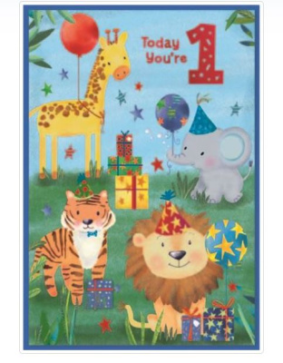 (image for) SEL BIRTHDAY CARD AGE 2 GIRL - STD