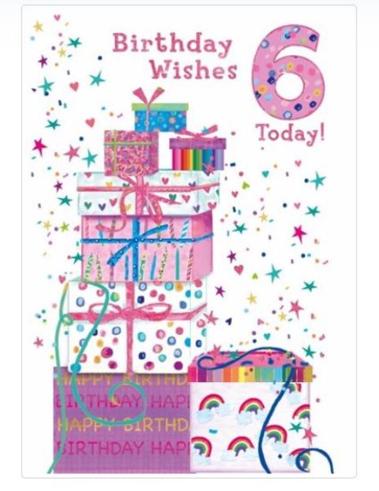 (image for) SEL BIRTHDAY CARD AGE 1 TODAY - STD