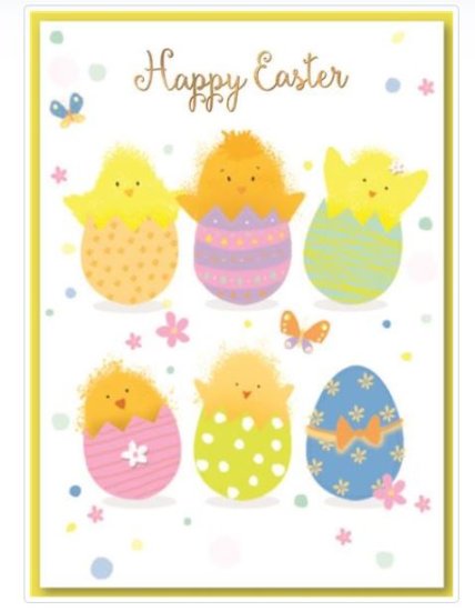 (image for) SEL EASTER CARD-JUST FOR YOU