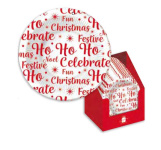 (image for) XMAS PARTY BOWLS 6S - 16.5CM 