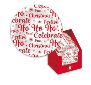 (image for) XMAS PARTY BOWLS 6S - 16.5CM 