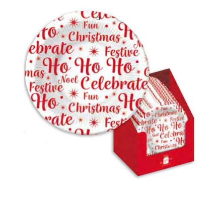 (image for) XMAS PARTY BOWLS 6S - 16.5CM 