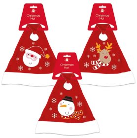 (image for) XMAS FLEECE EMBROID HAT - STD 