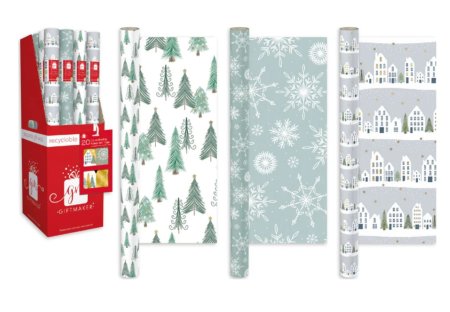 (image for) XMAS GIFT WRAP WINTER - 4M 